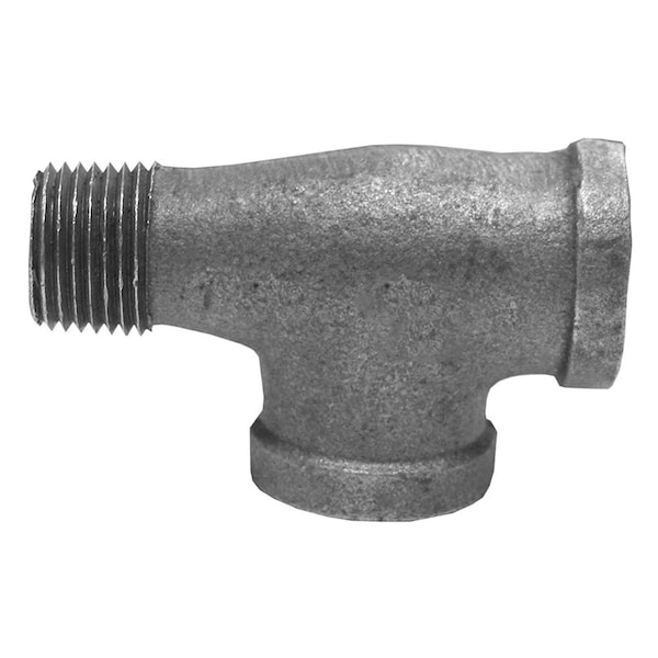 Jones Stephens 1in. Galvanized Iron Street Tee, Banded G4860150 - main